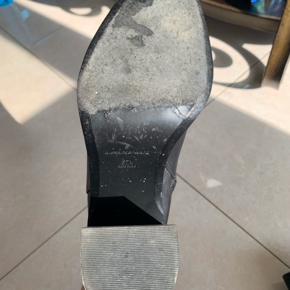 Alexander Wang ANNA BOOTIE WITH RHODIUM 37.5 - Picture 6 of 10